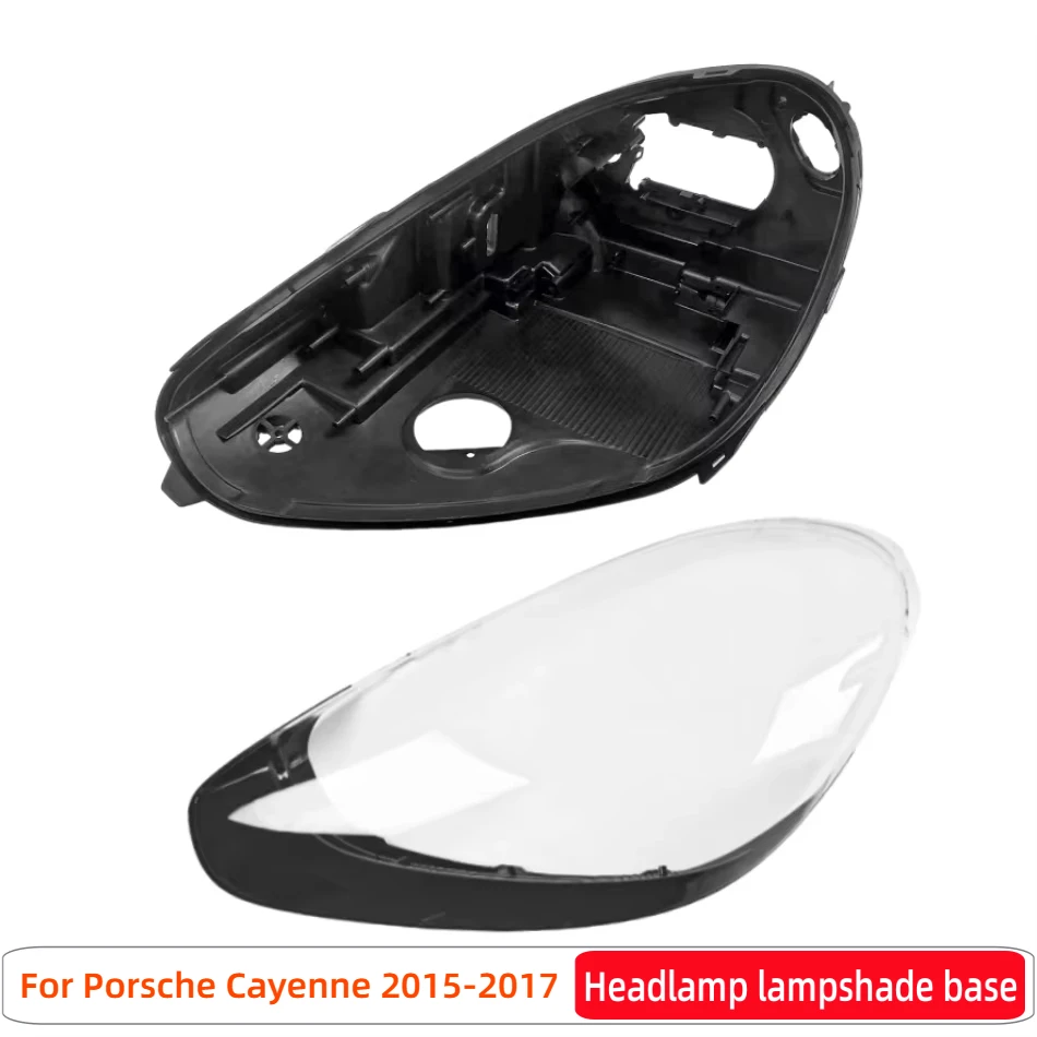 Acessórios para Carro Porsche Cayenne 2015 2016 2017, Base para Lâmpada Frontal, Capa de Farol