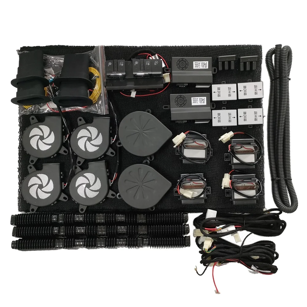 غطاء مقعد السيارة 12 فولت وسائد تبريد وتدفئة جلدية لوظيفة تهوية الراحة والاسترخاء #4