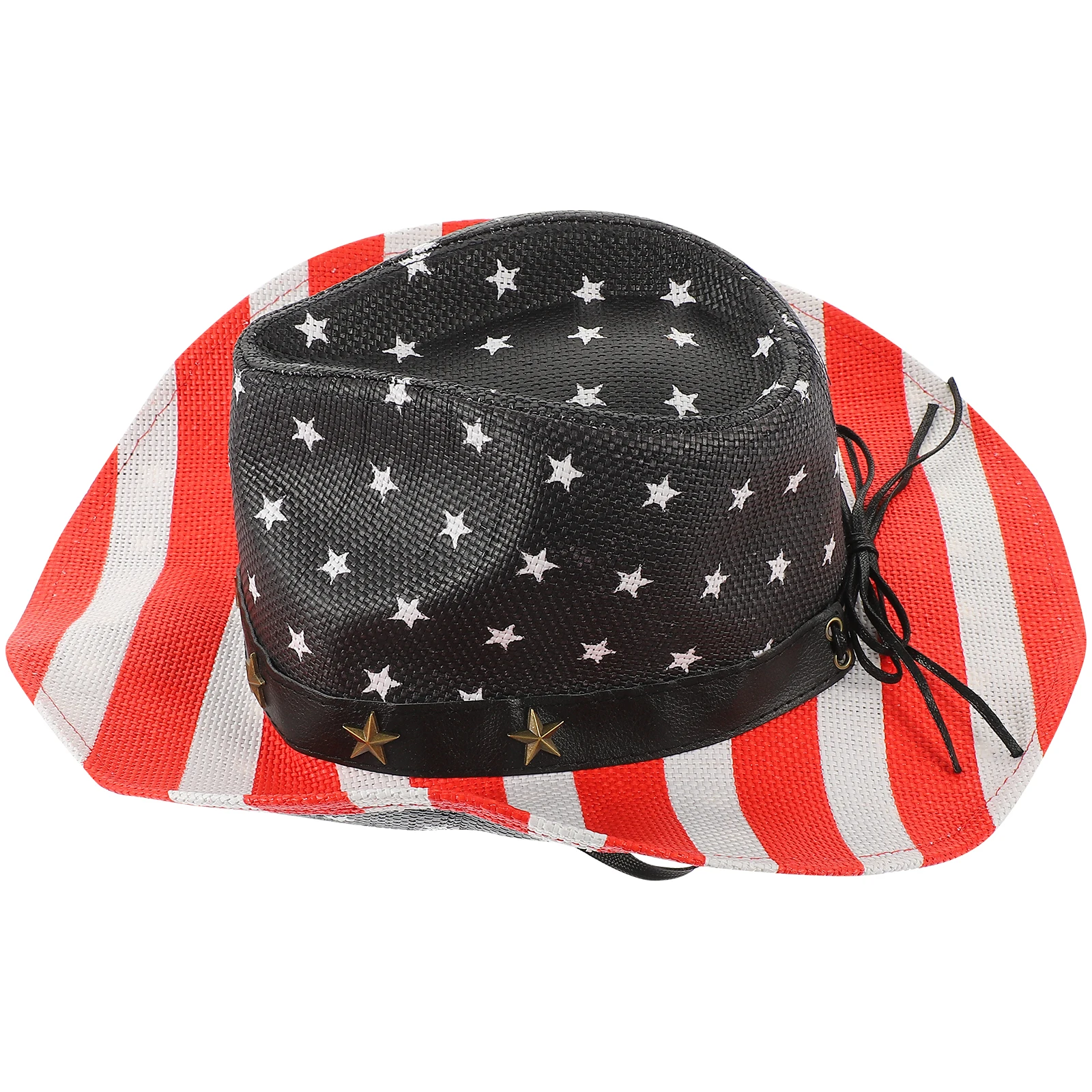 

Vintage Hat Wide Brim Straw Summer Western Hat for Men Women Unisex Style