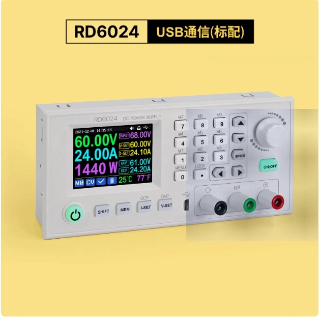 RD6024 High Power Adjustable DC Power Supply Multifunctional Charger Constant Voltage Constant Current Power Supply Kit