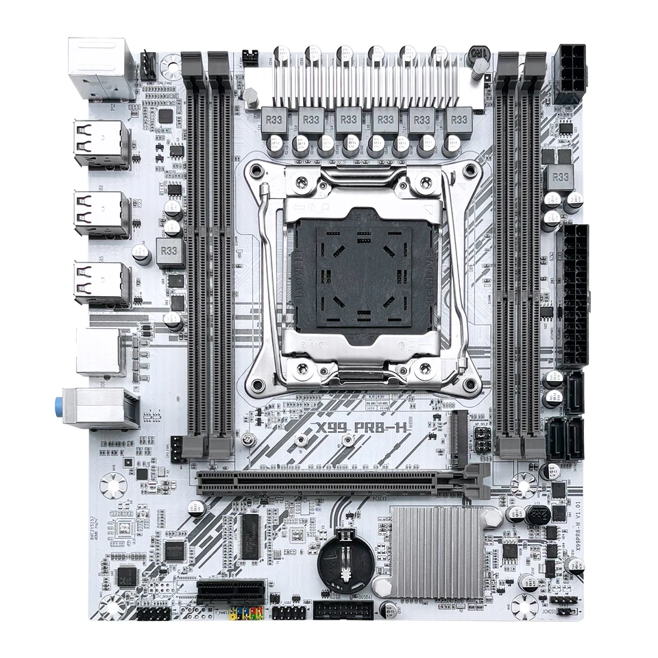MACHINIST ホワイト PR8-H X99 マザーボードキット LGA 2011-3 Xeon E5