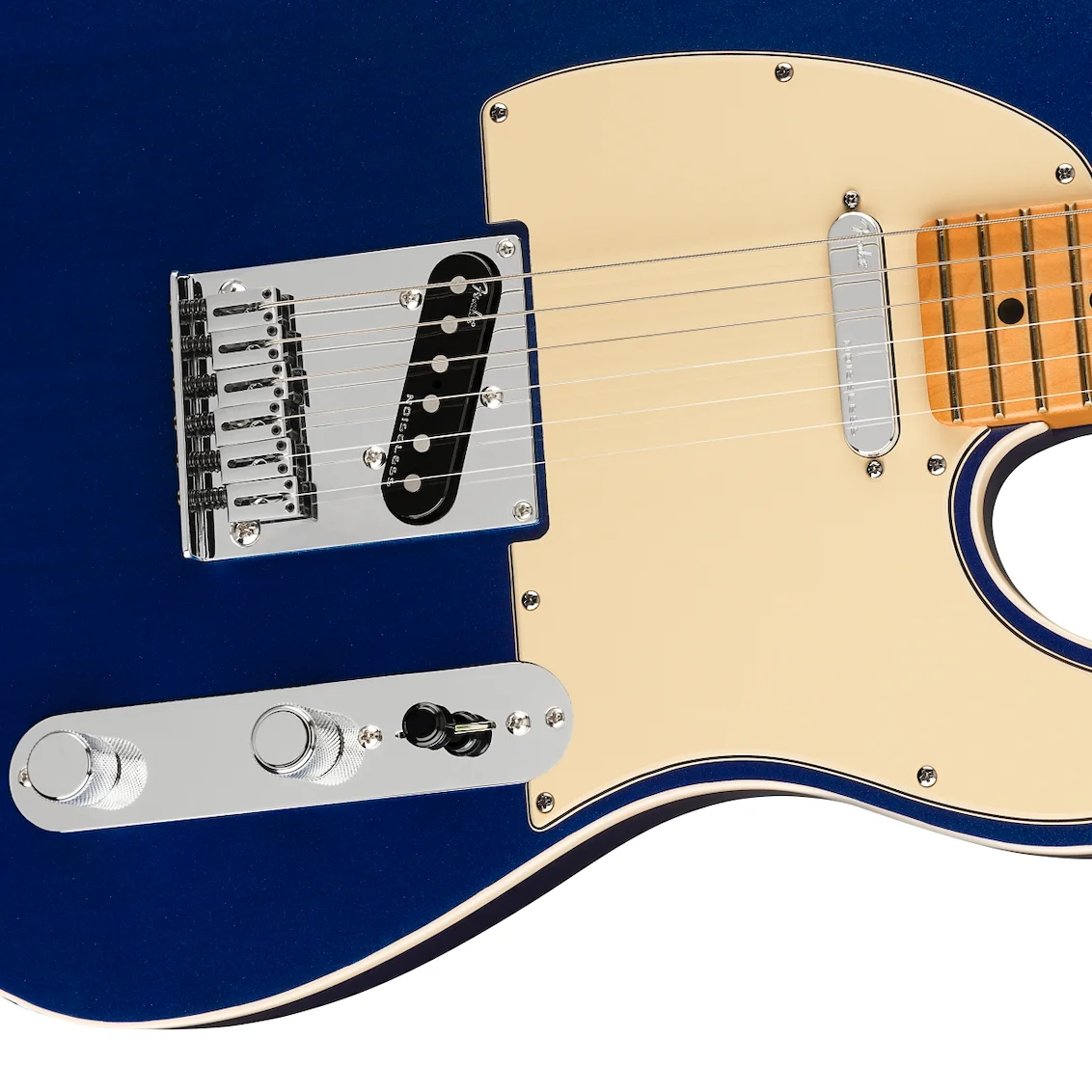 New!!!!! Metallic Cobra  Blue Color, Ultra Tele Electric Guitar, Solid Alder Body ,Maple Fretboard, Yellow pick guard ,