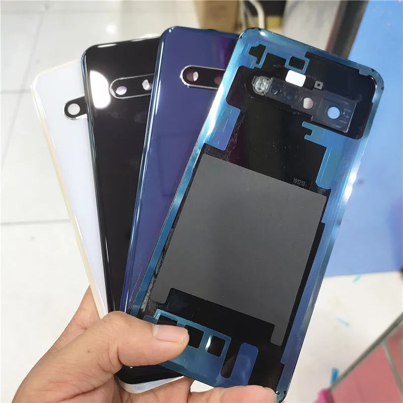 Glass Battery Cover For LG V60 ThinQ 5G Rear Housing Back Cover Battery Door Case With Camera Lens