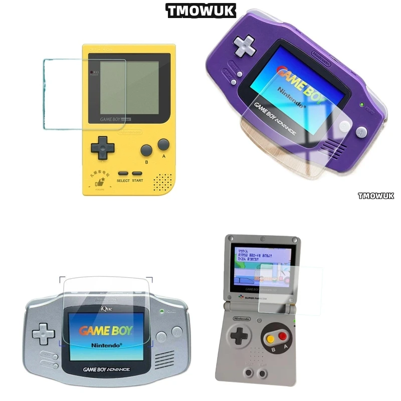 

For Nintendo Game Watch GBP GBA GBC - High - Quality 9H 2.5D Tempered Glass Protection Film, Anti - Fingerprint