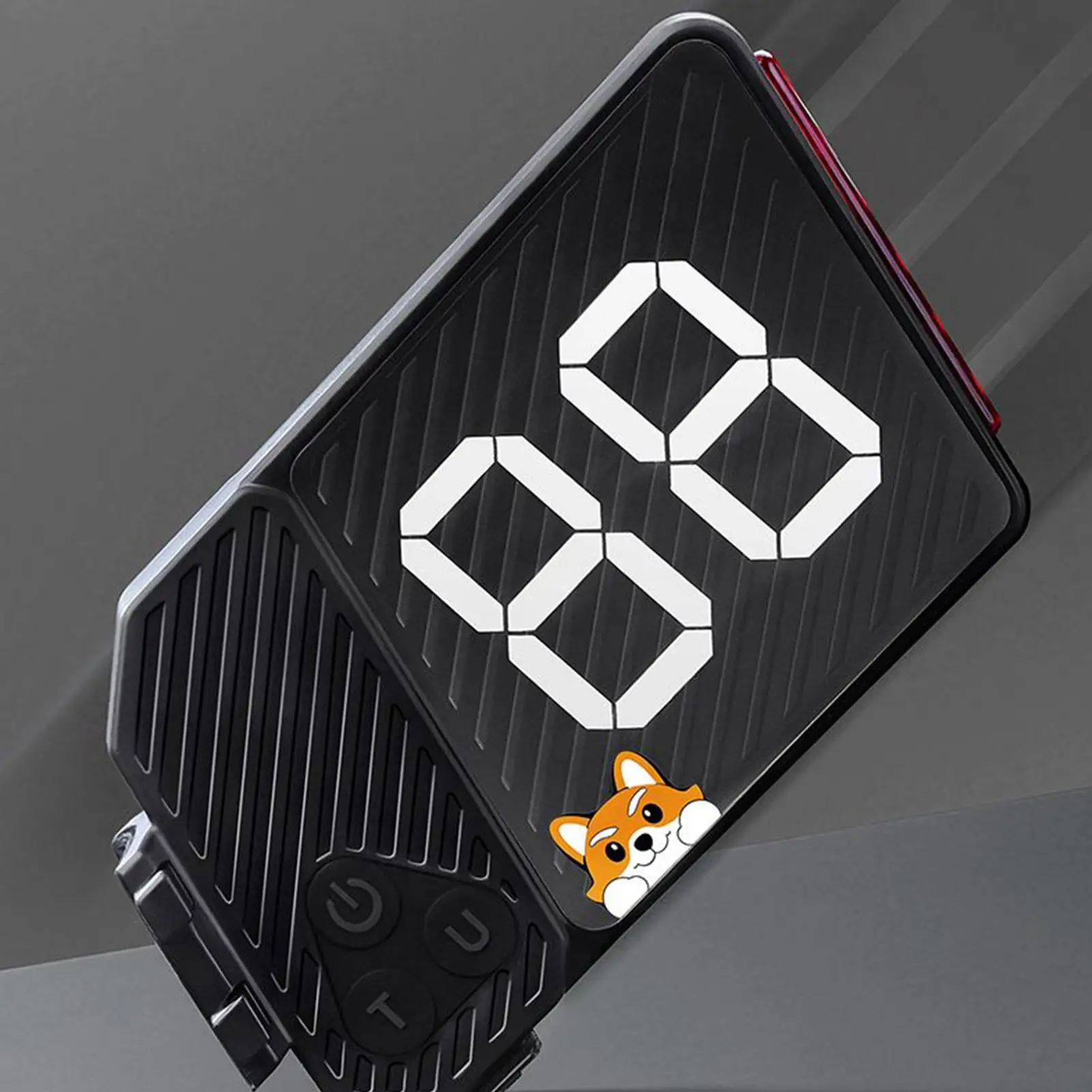 

Rear Bike Light Rechargeable Bike Taillight With Digital Number Plate Rechargeable Cycling Accessories For Safety Warning Night