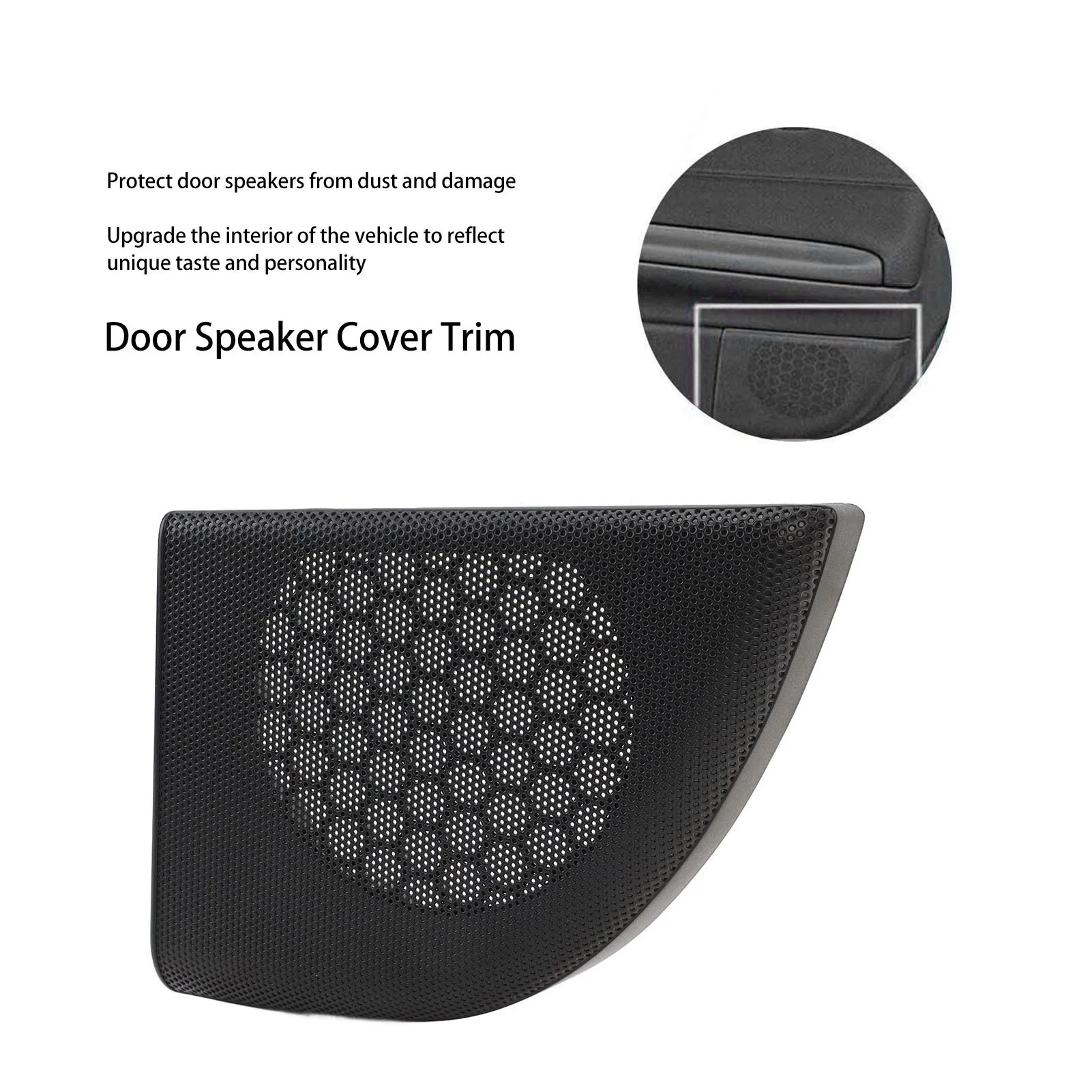 

Крышка для дверного динамика, решетка для внутренней двери, декоративная крышка для динамика, отделка, замена для Benz C230, C320, W203, панель для автомобильной двери