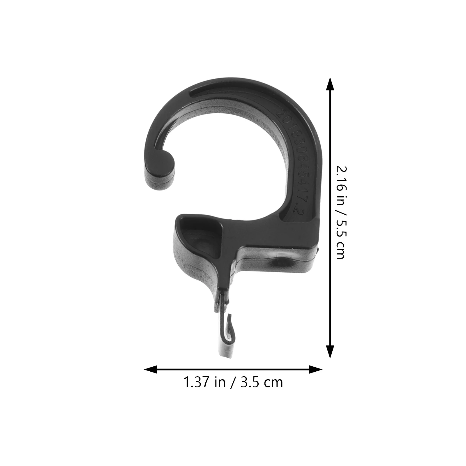 

2Pcs Car Back Seat Hook Durable Multi-Function Storage Hooks for Trunk Umbrella Purses Organizer Trunk Hook Umbrella Clip