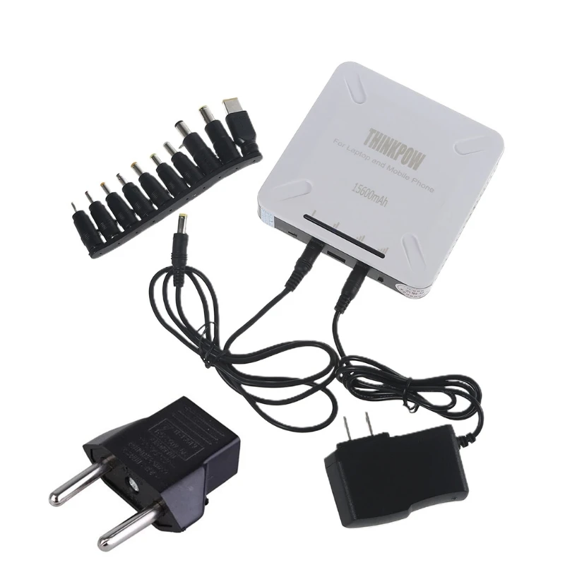 

Rechargeable 15600mAh 5V 12V 19V 24V Output UPS Uninterrupted Backup Power Supply for WiFi Router Laptop CCTV Camera