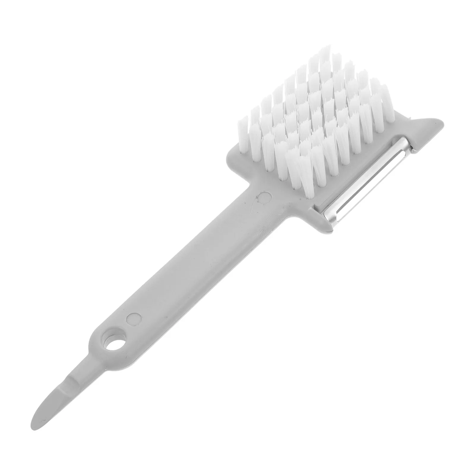 Pelador de Patatas Multifuncional 5 en 1, Cepillo para Verduras, Abrebotellas, Picador de Ajo, Gadget de Cocina