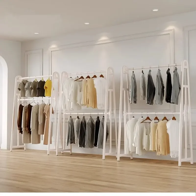 

Convenient Clothes Hangerdisplay Rack Floor-to-ceiling Shelf Clothing Store Hanging Hanger Women's Clothing Store Nakajima Suit