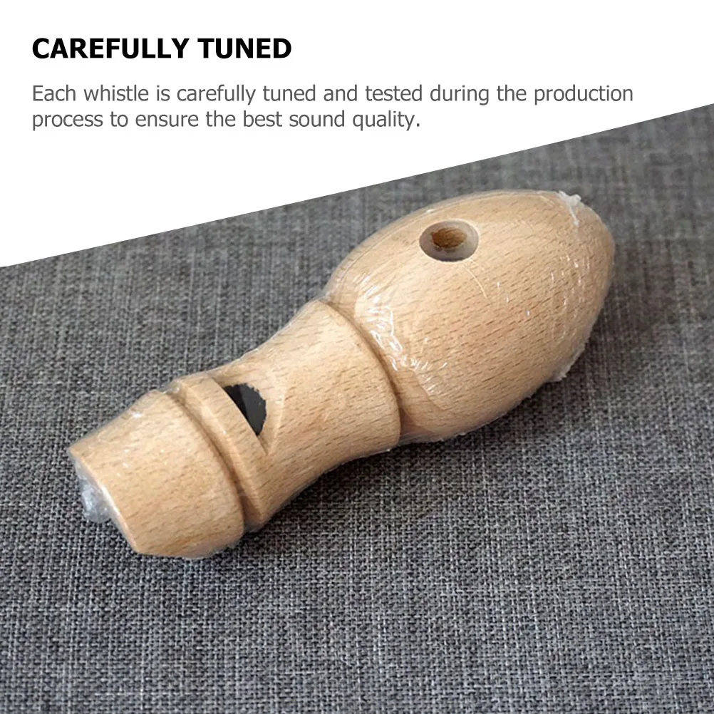 

Wooden Safe Musical Instrument Portable Party Supply Children Wooden Train Adorable Whistle Toy Whistle Gift