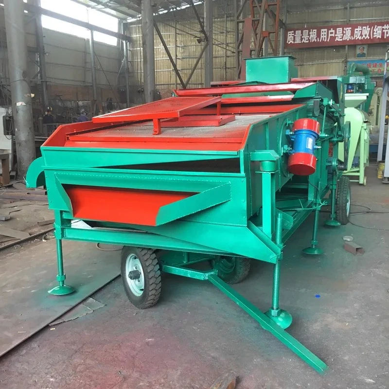 Pemisahan kotoran jagung, ayakan listrik, pembersihan biji-bijian, biji-bijian kudis, debu batu, kejernihan 98%