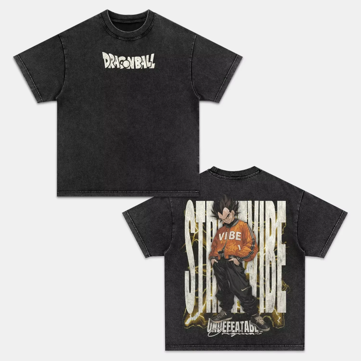 ملابس الأزواج الرجعية المغسولة من Dragon Ball بأكمام قصيرة، ملابس رياضية مريحة للصيف، شعبية بأكمام قصيرة، نصف كم، ملابس كلاسيكية