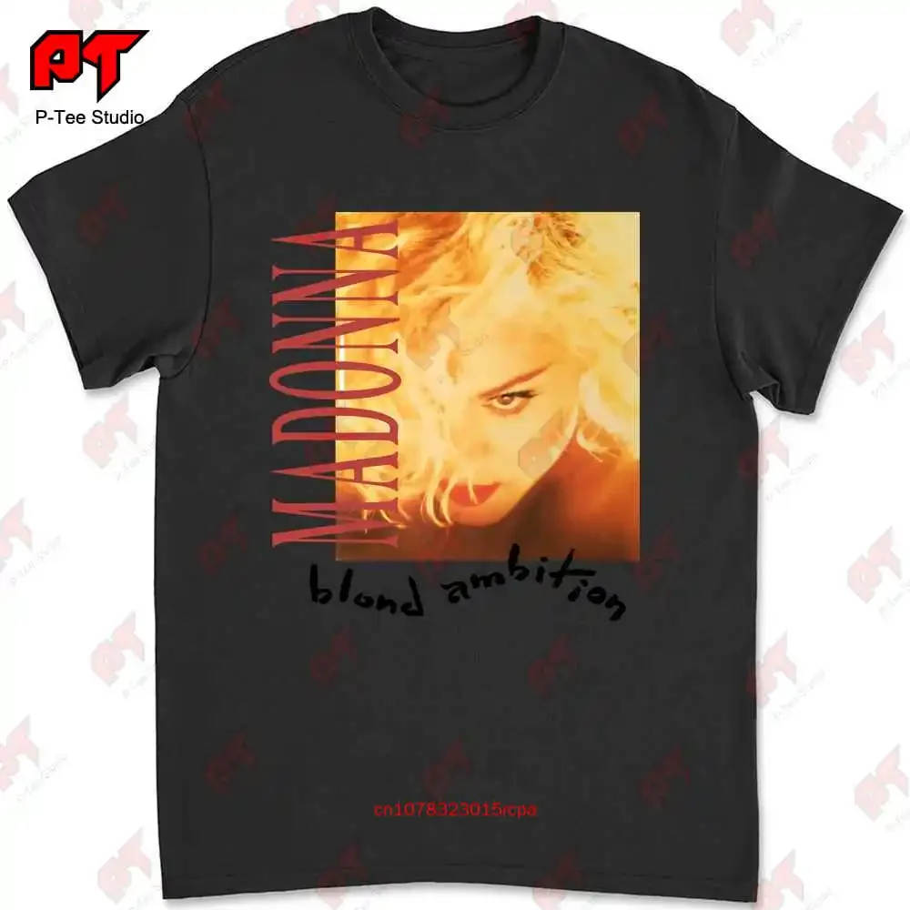 1990 Madonna Blond Ambition World Tour Concert T-shirt XUXV