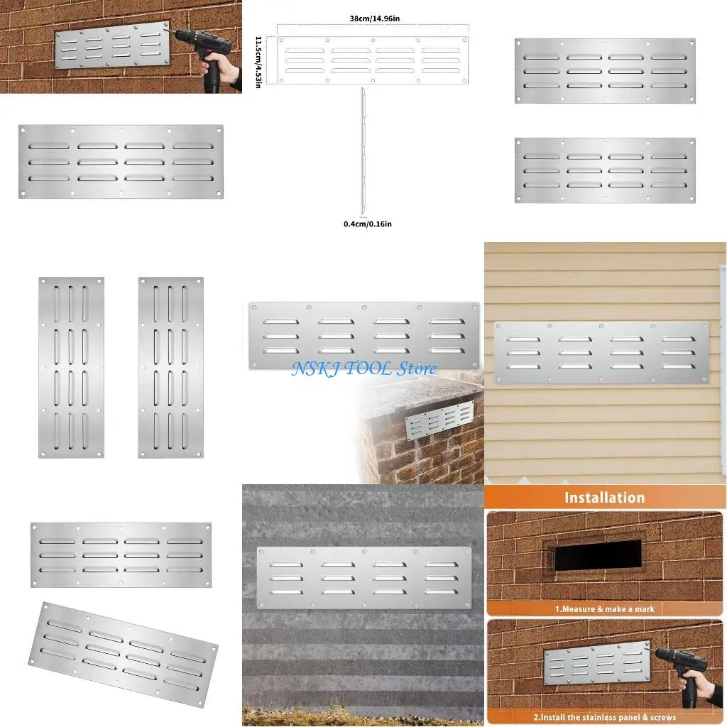 

L8RC Permanent Oxidation Resistant Air Outlet Grilles Modern Fashion Simple Face Telecommute Use
