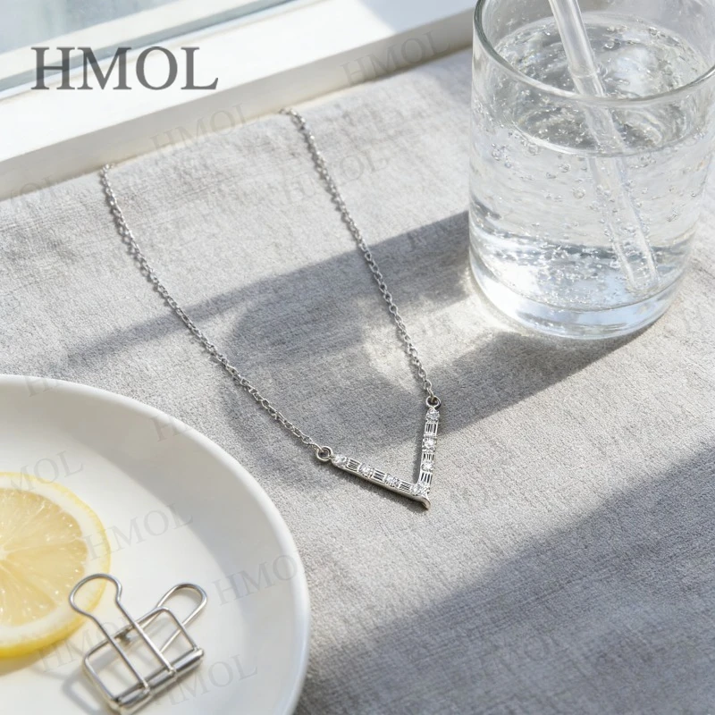 

Кулон из муассанита, сертифицированный GRA, из серебра 925 пробы, изумрудный, круглый, 1,5 мм, цвет D, чистота VVS1, сверкающие ювелирные украшения для женских образов