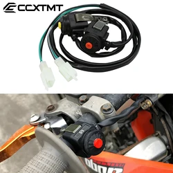 Interruttore di avviamento e uccisione del motociclo Pulsante clacson NO/OFF Convertitore elettrico comunemente aperto per Yamaha KTM Honda Kawasaki ATV UTV ecc