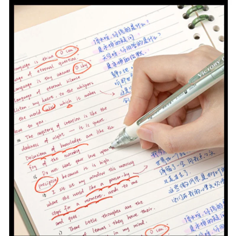 Loose Leaf Notebook Refillable Page Diary Planner Office School Supplies Stationery Cute Gel pen Student Writing A5 Paper