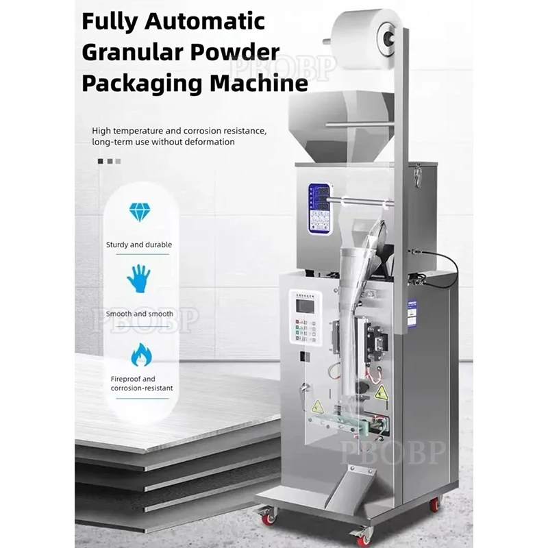 Electric Particle Powder Packaging Machine Multi Functional Commercial Tea Grain Screw Filling Machine