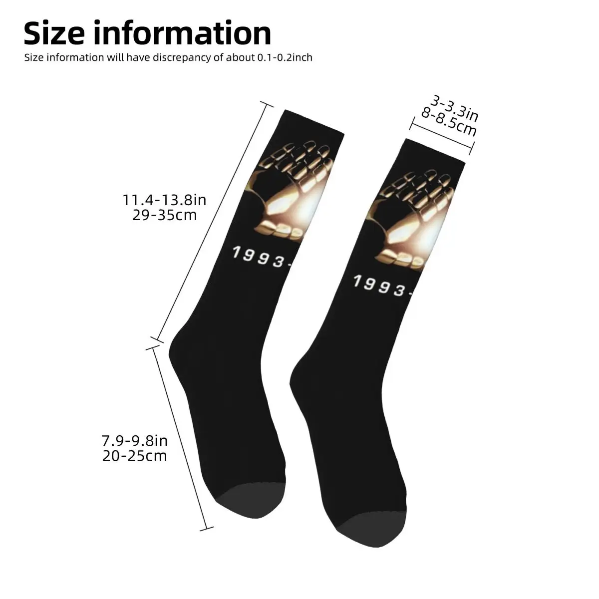 Expects 1993 2021 Premium Contrast color socks Retro Compression Socks Joke Graphic Vintage