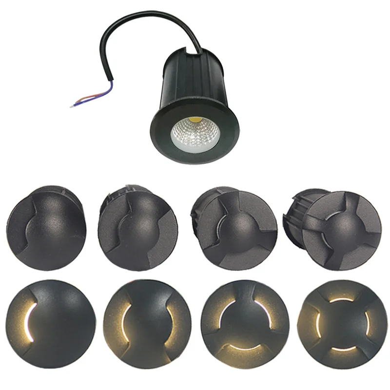 

Светодиодный подземный светильник 5 Вт 3 Вт водонепроницаемый уличный наземный садовый путь напольный двор точечный пейзаж IP67 DC12V AC220V 110V