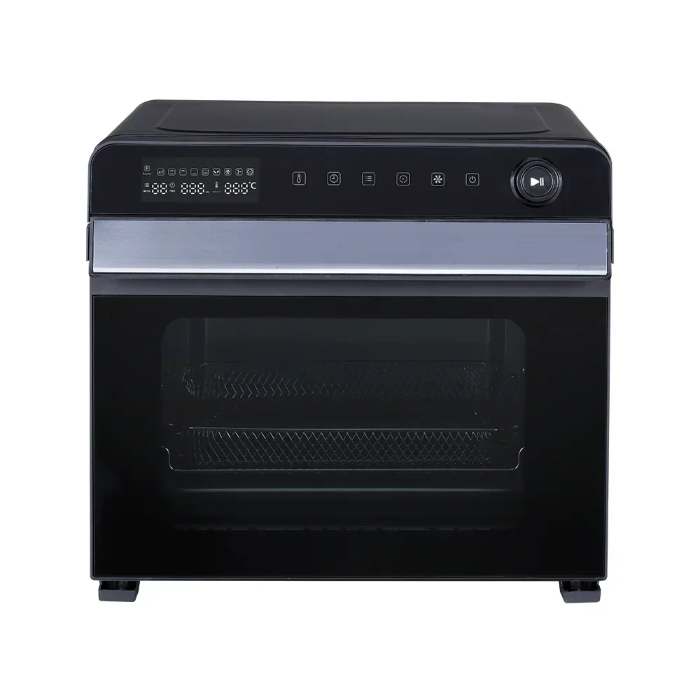 Freidora de aire inteligente táctil Digital, precio de fábrica, 28L, gran capacidad, multifuncional, sin aceite, horno tostador