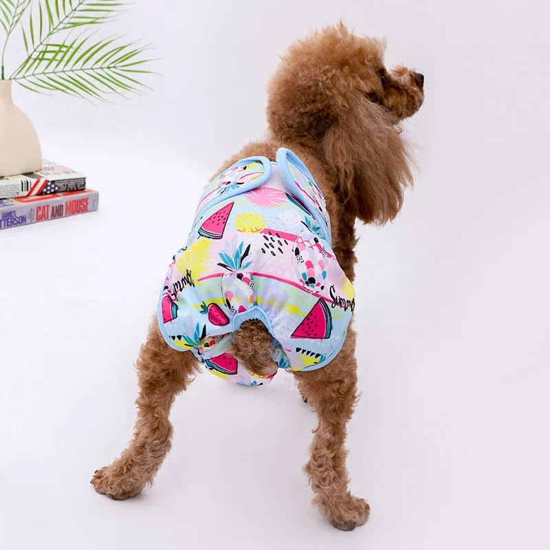 Reusable Dog Diaper Panties Pet Avoid Harassment Shorts Female Dogs Sanitary Menstrual Physiological Estrus Safety Underwear