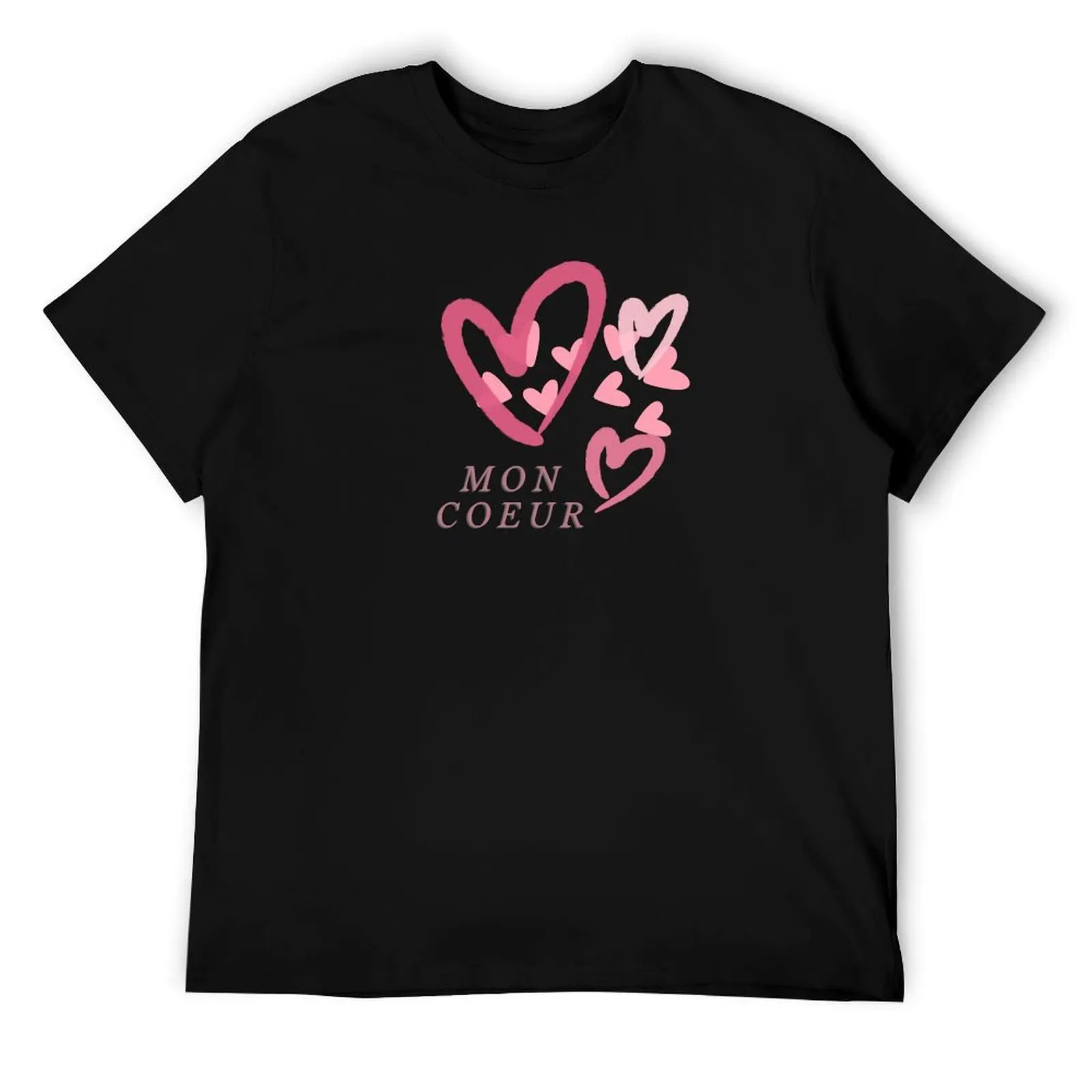 

mon coeur T-Shirt man t shirts for men anime t shirts oversize graphic t shirts for man T-Shirt