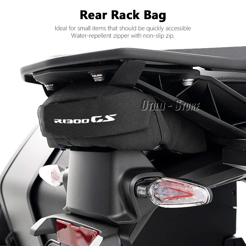 For BMW R1300 R 1300 GS R1300GS 2023 2024 2025 Motorcycle Storage Bag Repair Tool bag Waterproof Luggage Rack Bags Tail Bag