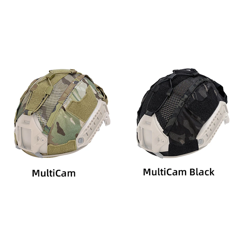 IDOGEAR Hunting Molle Tactical Helmet Cover For Maritime Helmet with NVG Battery Pouch Airsoft Accessories Military Wargame CS