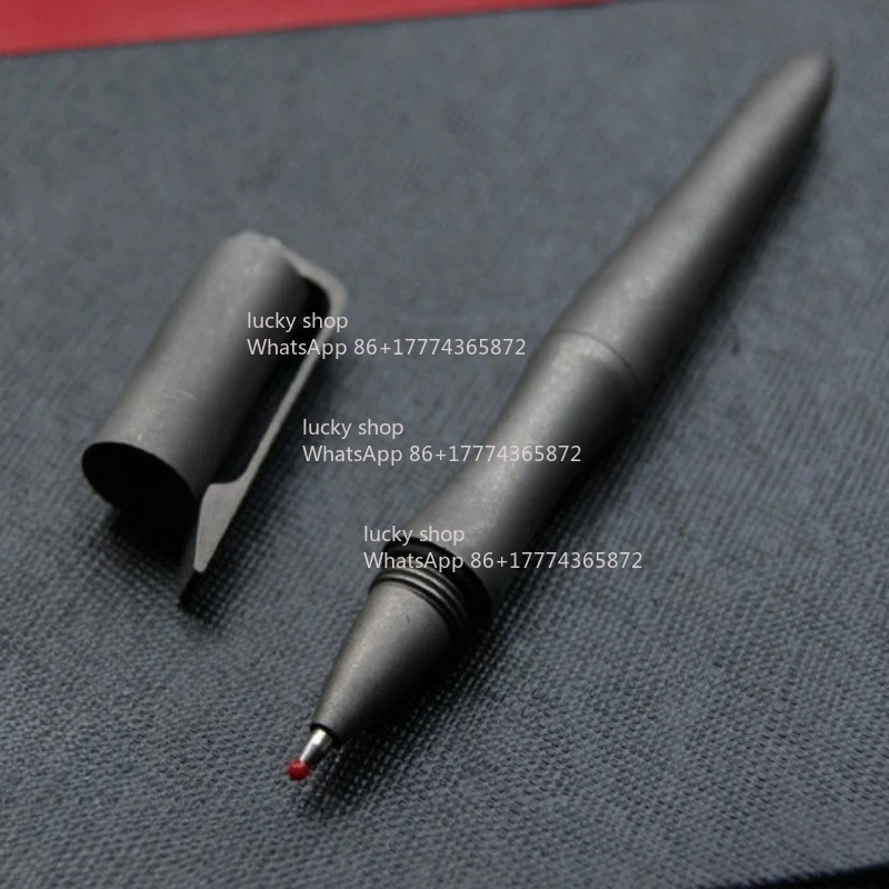 Titanium Alloy Stone Wash Lightweight Portable Signature Pen Neutral Pen