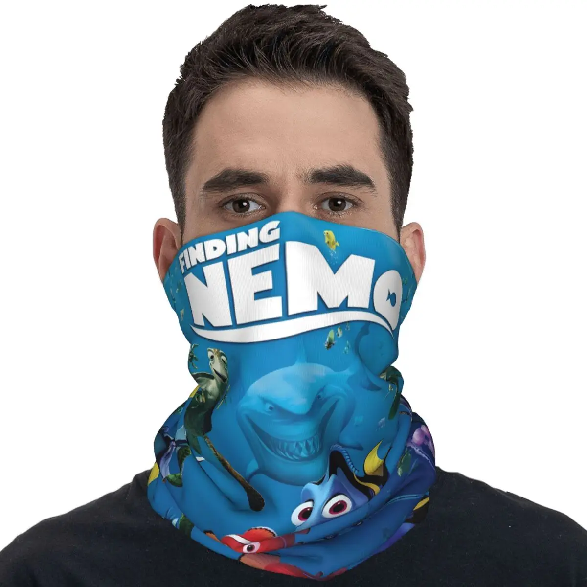 

Спортивная Балаклава на открытом воздухе, Немо, велосипедная маска, грелка для шеи, маска для лица, y2k, крутой защитный шарф для охоты, рыбалки, бандана