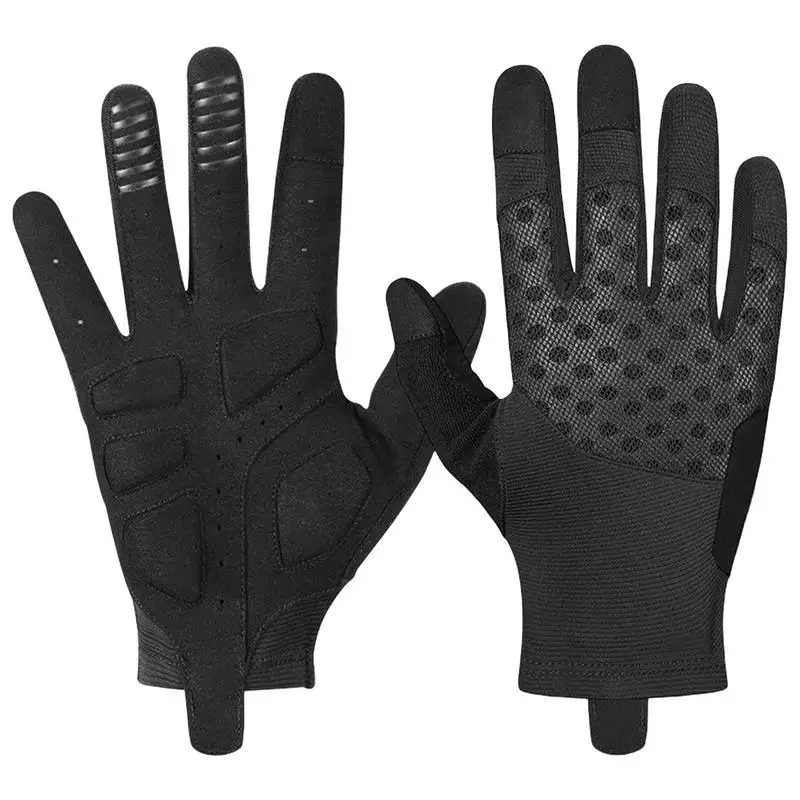 Mountain Bike Gloves Bicycle Gloves Reflective Logo Cycling Gloves Full Finger Design Skin-Friendly Motorcycles Gloves With