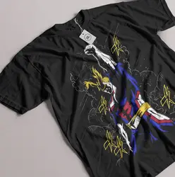 All Might T-shirt Hero Boku Hawks Armor Strip,Gift Shirt All Size