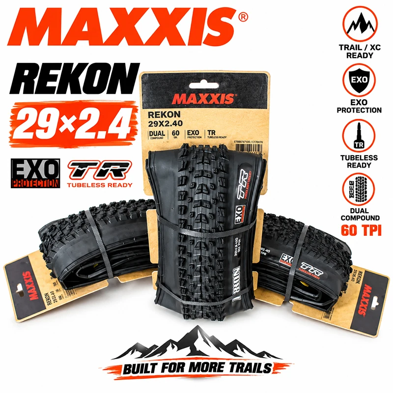 Maxxis Tubeless Rekon Race Exo Tr (m355ru) faltbarer Reifen von Fahrrad MTB Mountainbikes 29x2,35/Tubeless Reifen 29 Fahrrad reifen – Detail 23