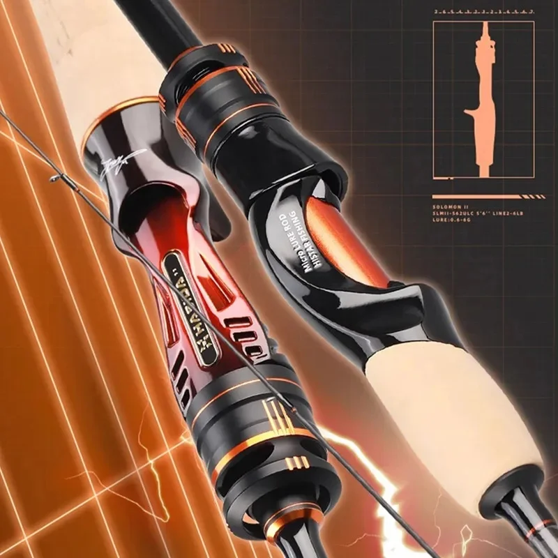 

Удилище Histar Solomon II Micro Lure Rod UL, ультрамягкое, быстрого строя, для бейткастинга и спиннинга, из кросс-карбона, для пресноводной ловли, для рыболовов.