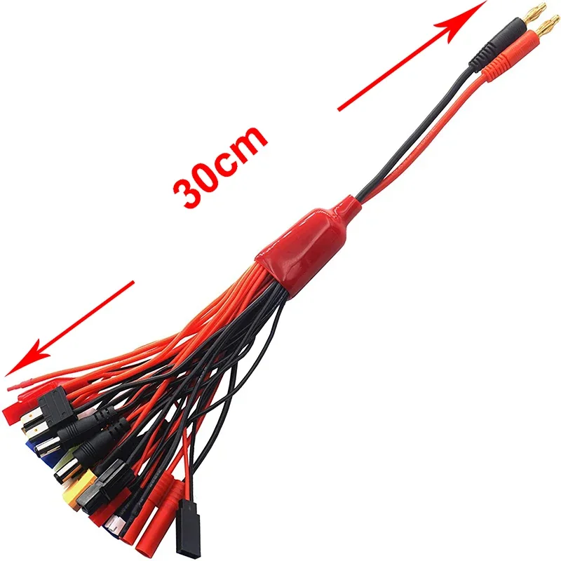 1PCS Multifunction Balance Charging 19IN1 19 in 1 Cable Adapter XT60 EC3 EC5 HXT TAMIYAS For IMAX B6 B6AC Charger