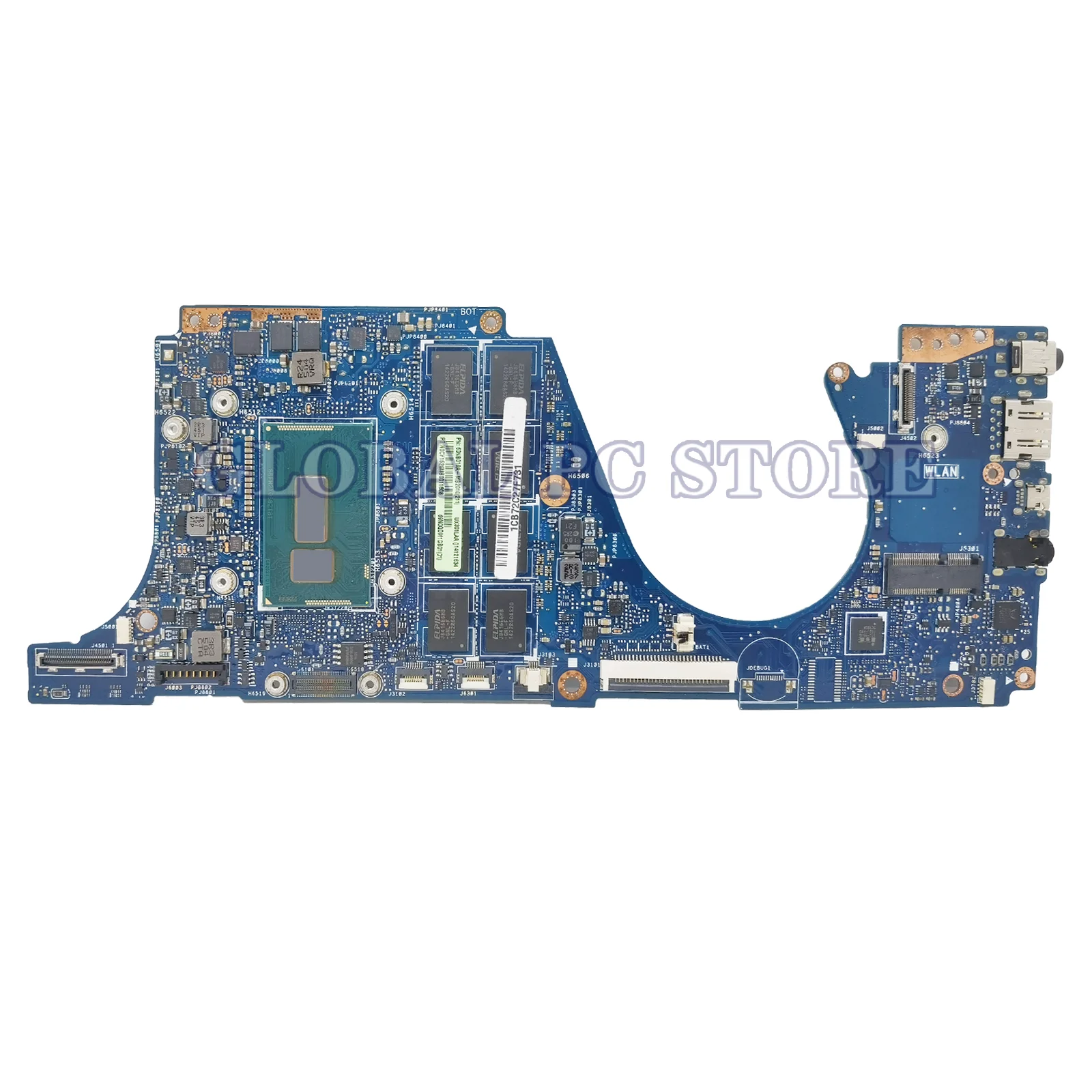 KEFU UX301 Notebook Mainboard For ASUS ZENBOOK UX301L UX301LA Laptop Motherboard I3 I5 I7 8GB/RAM UMA Main Board