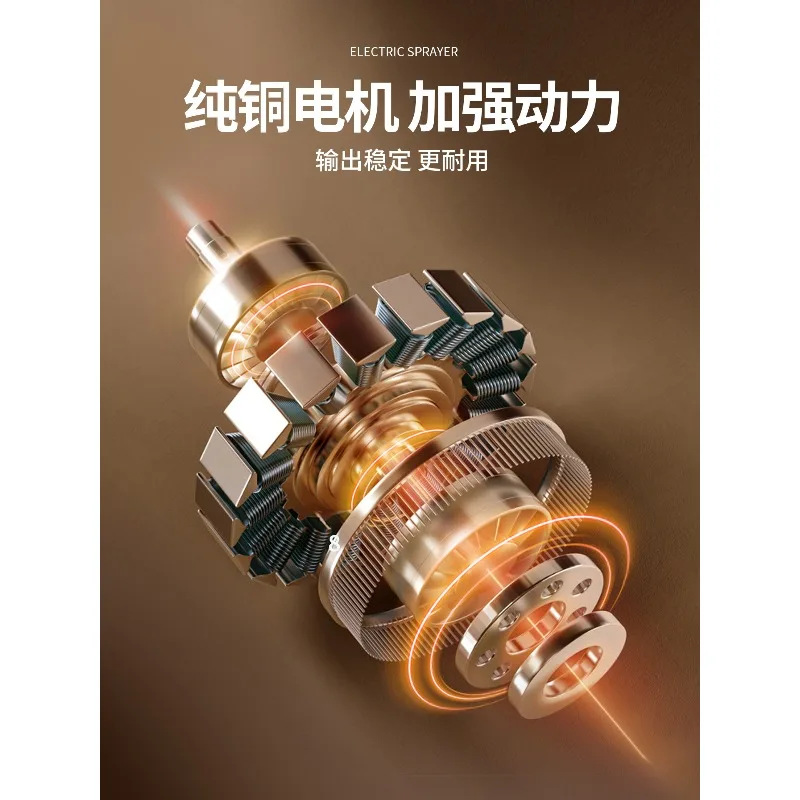 Electric sprayer, sprayer, watering can, pesticide sprayer, household small new high-pressure agricultural water disinfection ar