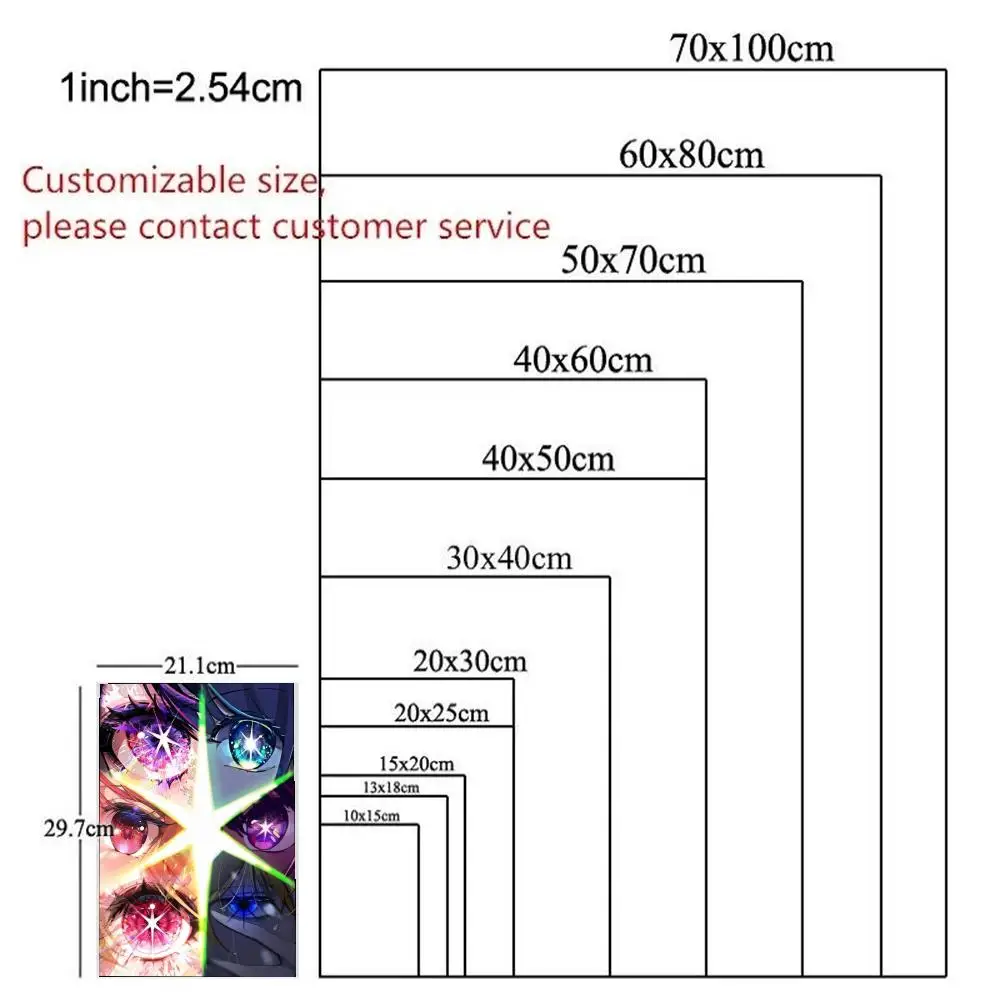 ملصق HD أنيمي موضوع ساخن المغني/OST/فيلم مقاوم للماء عصا ذاتية ديكور المنزل أنيمي O-Oshi No Ko Hoshino Ai #4