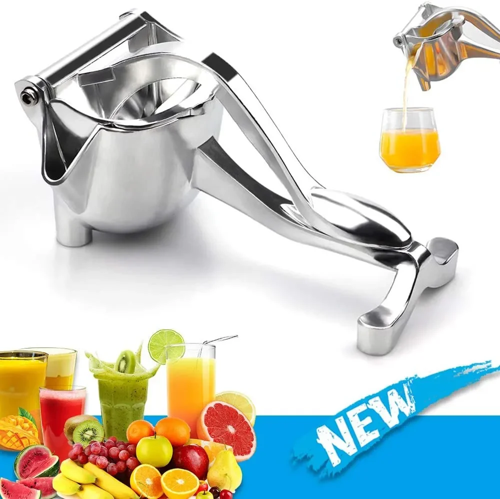 Exprimidor Manual de jugo de aleación de aluminio, exprimidor Manual de presión de mano, Granada, naranja, limón, caña de azúcar, jugo, barra de cocina, herramientas de frutas, Acce