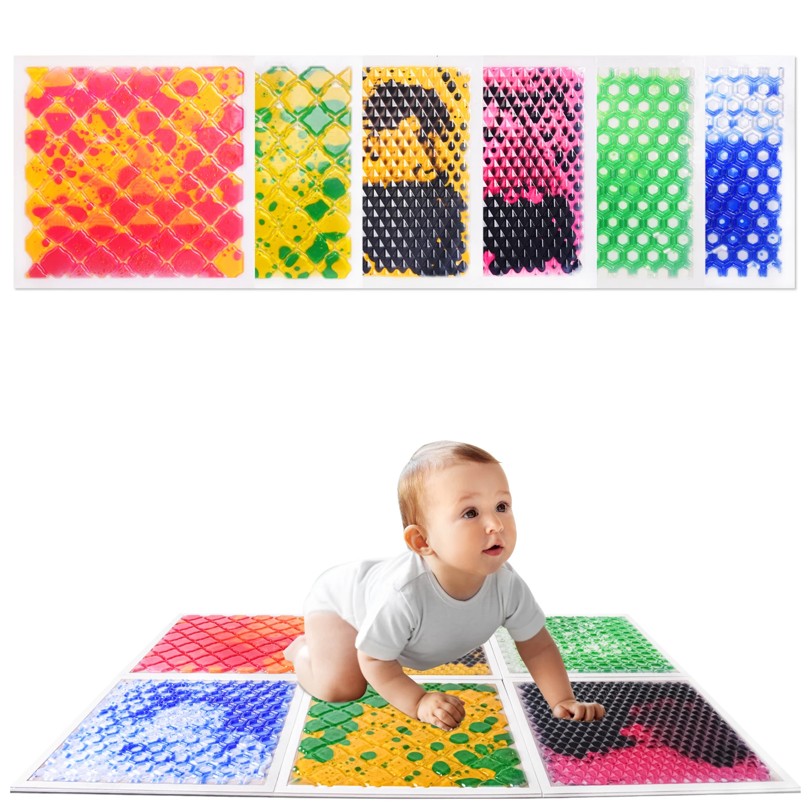 

Тактильная забавная мягкая текстура, жидкая напольная плитка, детская сенсорная плитка для спальни, сенсорная плитка для малышей