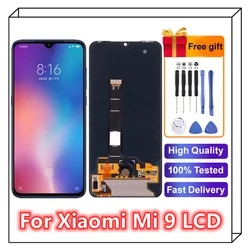 Tested AMOLED TFT  Display For Xiaomi Mi 9 LCD Display Touch Screen Digitizer Assembly With Frame For Xiaomi Mi 9 Mi9 LCD Screen