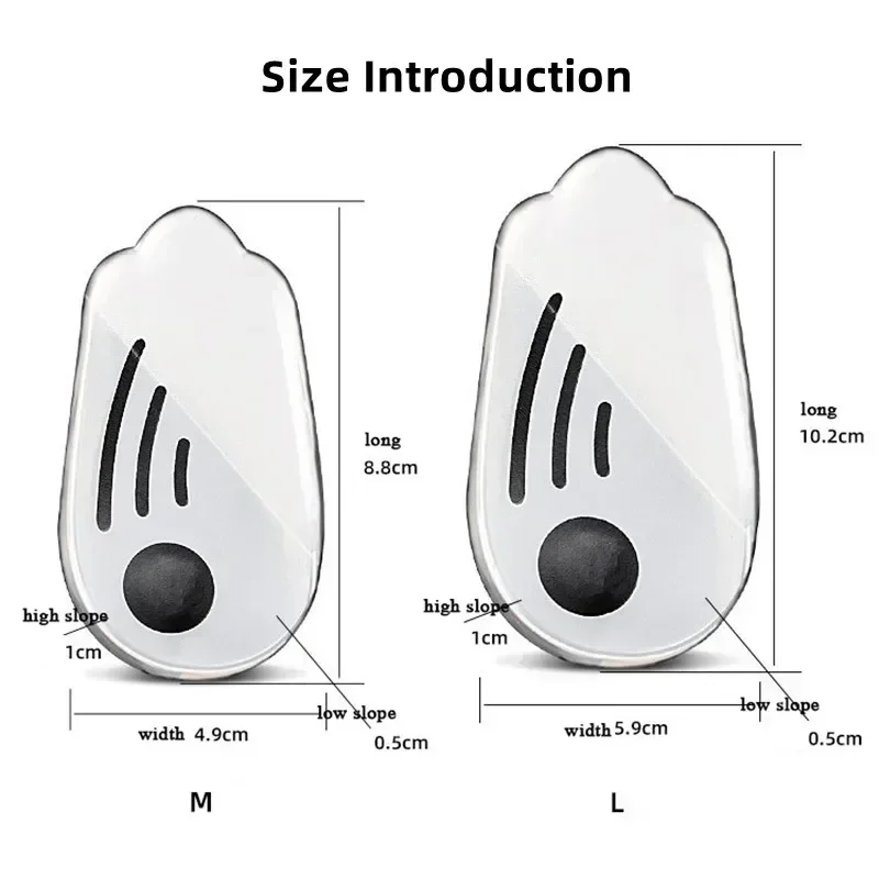 Orthopedic Silicone Magnet Massage Foot Insoles Plantar Fasciitis Gel Support for O/X Leg Type Valgus Varus Correction