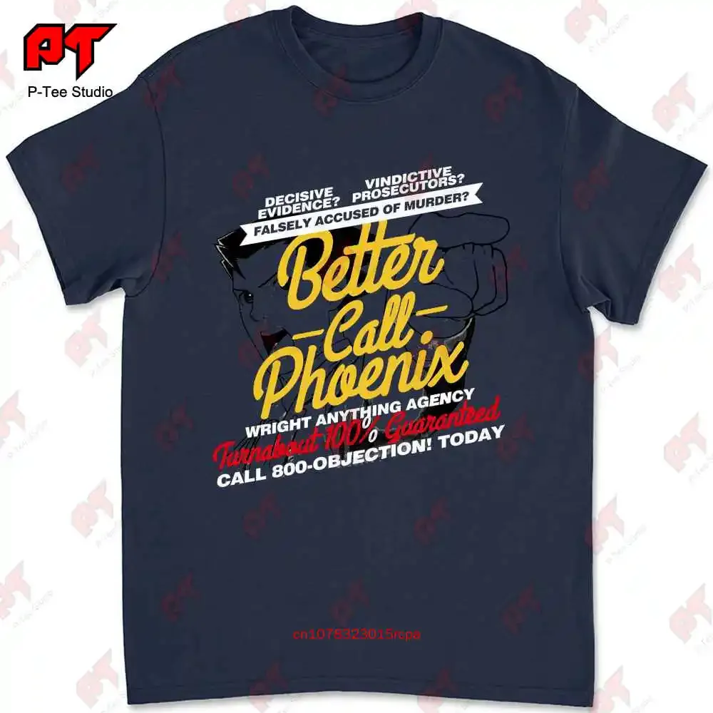 Ace Attorney Better Call Phoenix T-shirt U6OL