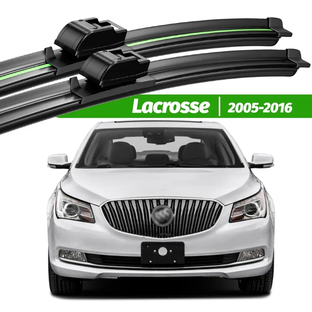 สำหรับ Buick LaCrosse 2005-2016 2ชิ้นใบใบปัดน้ำฝนด้านหน้า2006 2007 2013 2010 2011 2014 2015กระจกบังลมหน้าต่างอุปกรณ์เสริม