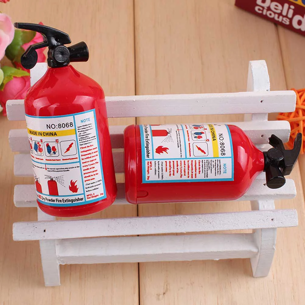 

10pcs Fire Extinguisher Pencil Sharpener Funny Creative School Supplies Single Hole Students Writing Tools