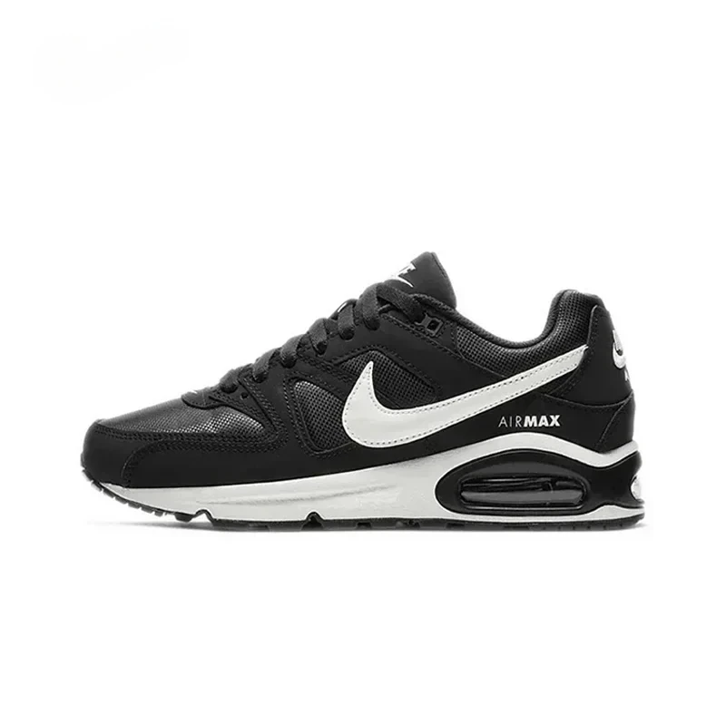 Nike Air Max Command Women's Running Shoes Wear Resistant Shock Absorption Breathable Black White Sneakers 397690-021