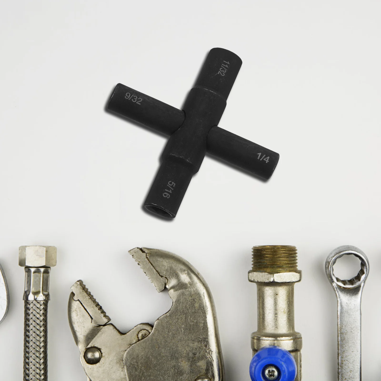 

Key Wrench Multi Size Water Meter Valve Key Radiator Air Vent Plumbing Utility Tool Heavy Duty 40Cr Steel