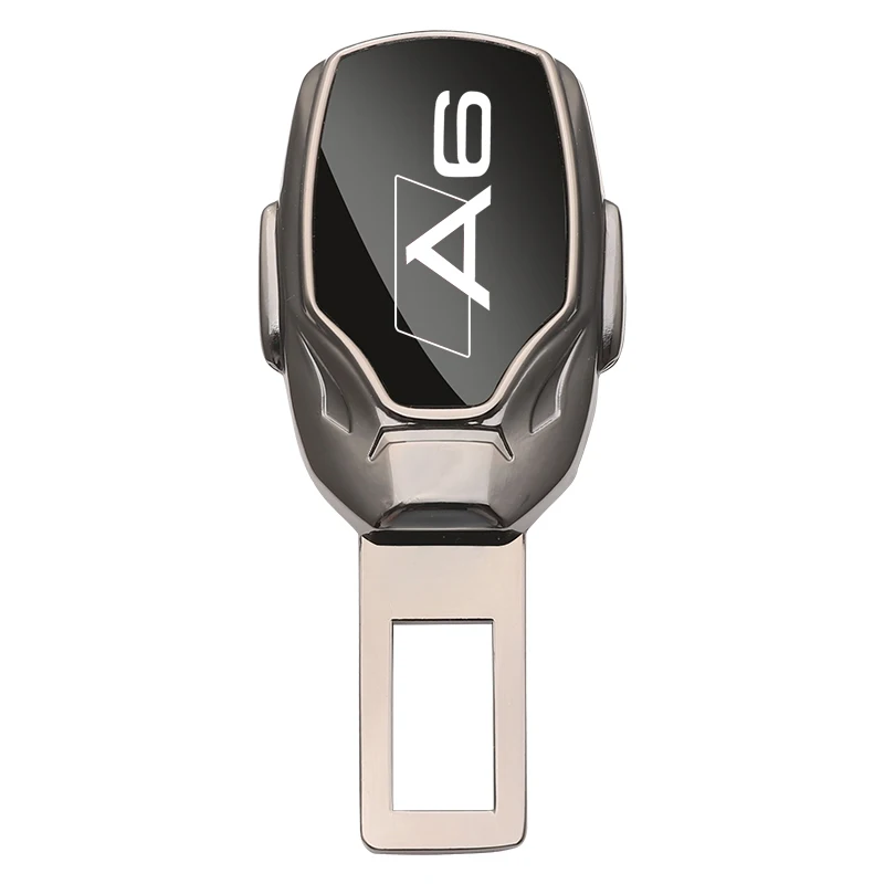 Car seat belt locker carabiner extender insurance belt insert buckle for audi A6 with logo car accessories